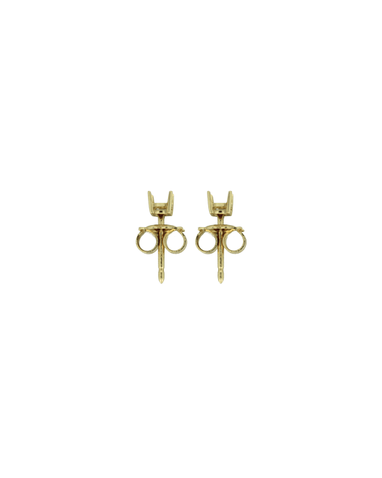 18CT Y/G TRAD EAR MOUNT 15pt